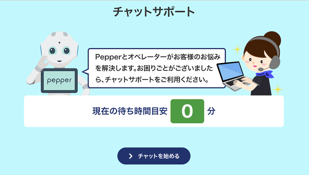 ソフトバンクエアーへチャットする